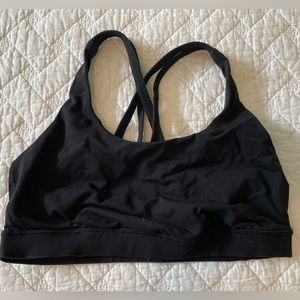 Lululemon Energy Bra, size 8, black